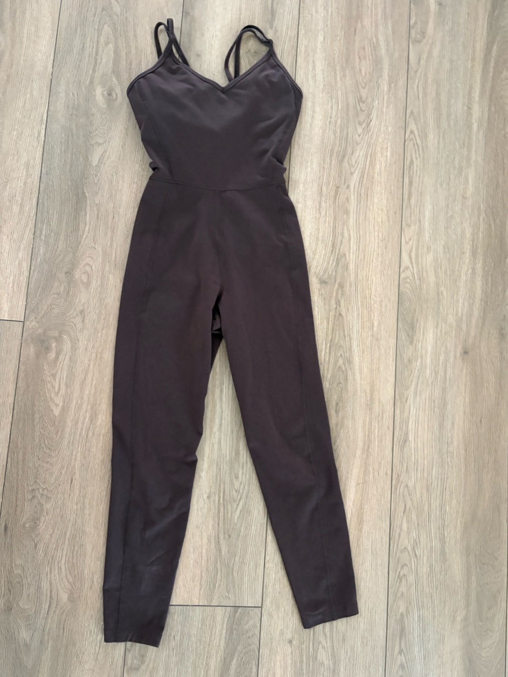 Old Navy Dark Brown Slim Jumpsuit Leggings